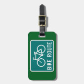 自転車ルート標識サイクリング路自転車道 ラゲッジタグ (正面縦)
