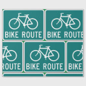 自転車ルート標識サイクリング路自転車道 ラッピングペーパー (フラット)