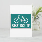 自転車ルート標識サイクリング路自転車道 招待状 (スタンド正面)