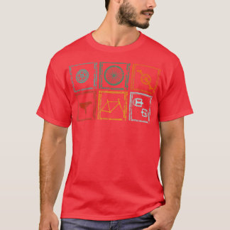 自転車レトロサイクリング Tシャツ