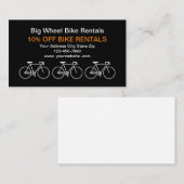 自転車レンタル名刺 名刺 (正面/裏面)