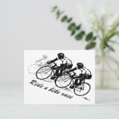 自転車レースに乗る ポストカード (スタンド正面)