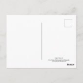 自転車レースジャージー3黄色 ポストカード (裏面)