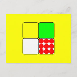 自転車レースジャージー3黄色 ポストカード