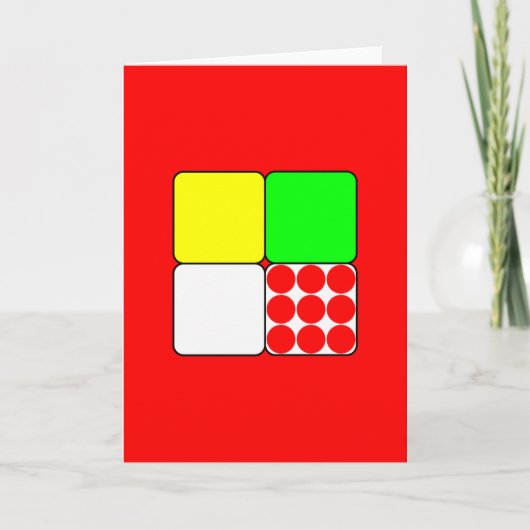 自転車レースジャージ3赤 カード (正面)