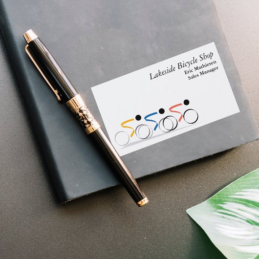 自転車レースロゴ 名刺