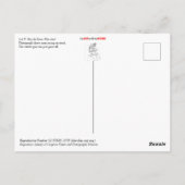 自転車レース開始 ポストカード (裏面)