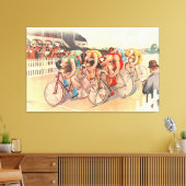 自転車レース1895 キャンバスプリント (インサイチュ (リビング))
