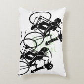 自転車レース アクセントクッション (正面(垂直))