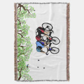 自転車レース スローブランケット (正面縦)