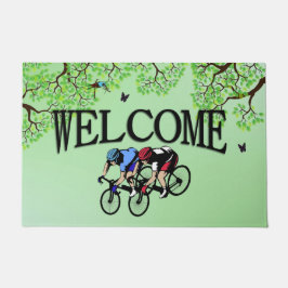 自転車レース ドアマット