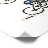 自転車レース ポスター (角)