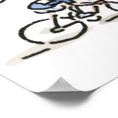 自転車レース ポスター (角)