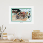 自転車レース ポスター (キッチン)