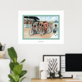 自転車レース ポスター (ホームオフィス)
