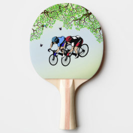 自転車レース 卓球ラケット