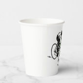 自転車レース 紙コップ (右)