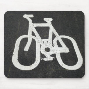 自転車レーンIV マウスパッド