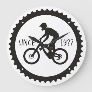 自転車ロゴ ラージ壁時計