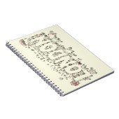 自転車ロンドのまわりにン詳細イラストレーション ノートブック (右側)