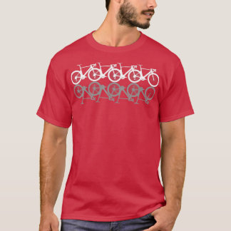 自転車ロードバイクレースレトロサイクリングサイクリストGIF Tシャツ