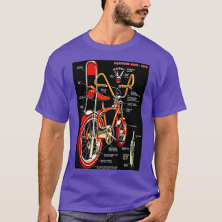 自転車ヴィンテージ1972ワイルドドラグスターバイク広告 Tシャツ