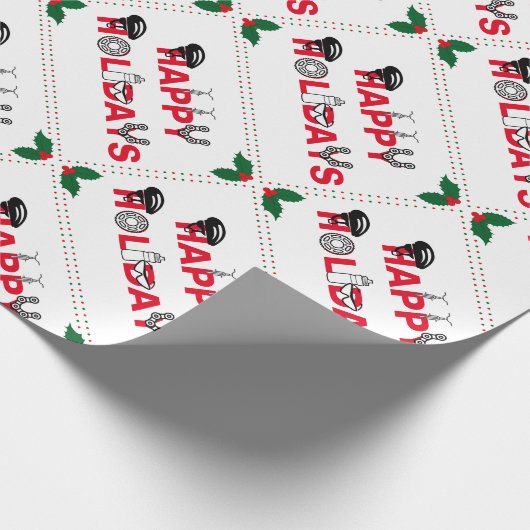 自転車乗りのお祝い ラッピングペーパー (角)