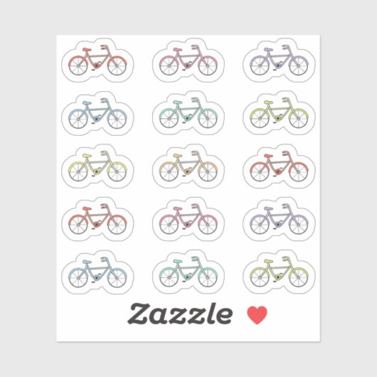 自転車乗りのためのサイクリング運動トラッカー＆プランナー シール (シート)