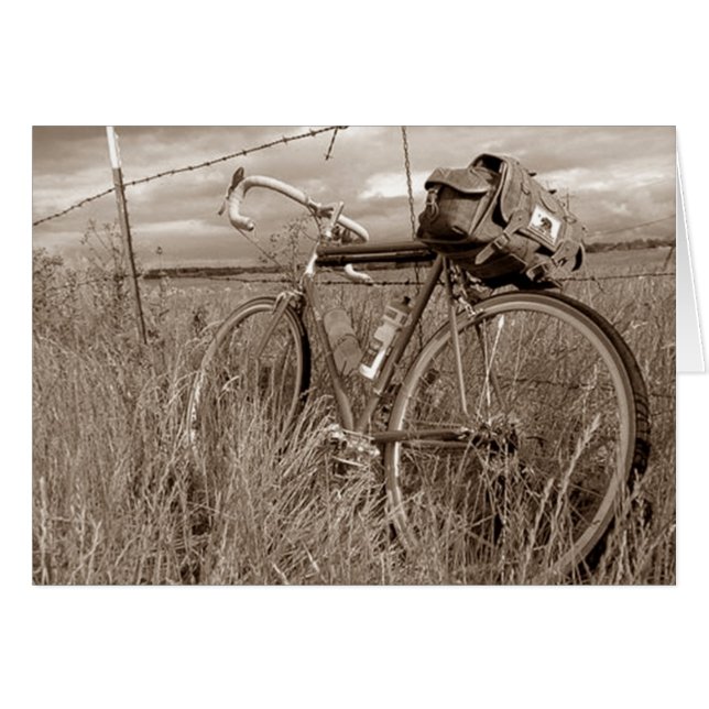 自転車乗りの夢すべての行事ノートカード (正面横)