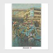 自転車乗りパパ シール (シート)