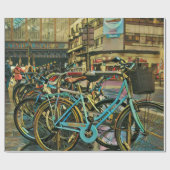 自転車乗りパパ ラッピングペーパー (フラット)