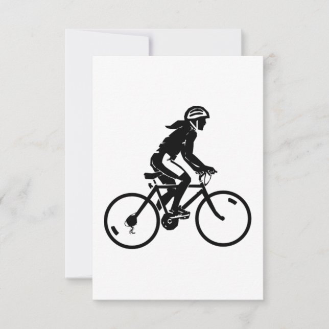 自転車乗り (正面)