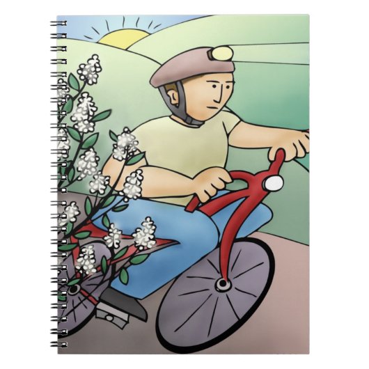 自転車乗り ノートブック (正面)