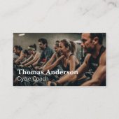 自転車乗り | フィットネスインストラクター | ジム 名刺 (正面)