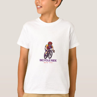自転車乗り – ヴィンテージサイクリングTシャツ Tシャツ