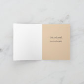 自転車事ビクトリアン故はすぐに良くなる カード (内部)