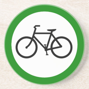 自転車交通ハイウェーの印 コースター