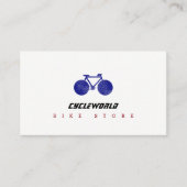 自転車付きサイクルストア名刺 名刺 (正面)