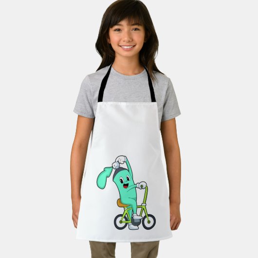 自転車付きスプレー缶 エプロン (インサイチュ)