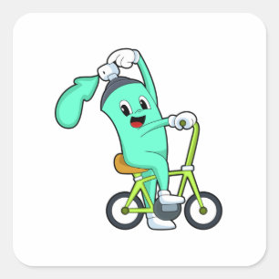自転車付きスプレー缶 スクエアシール