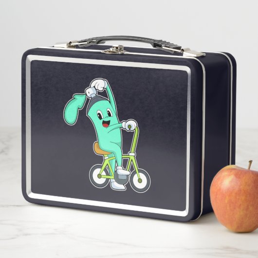 自転車付きスプレー缶 メタルランチボックス (インサイチュ)