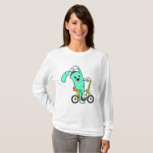 自転車付きスプレー缶 Tシャツ (正面フル)