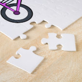 自転車付き大根 ジグソーパズル (側面)
