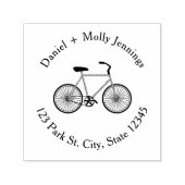 自転車住所 セルフインキングスタンプ (デザイン)