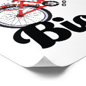 自転車信じに乗った ポスター (角)