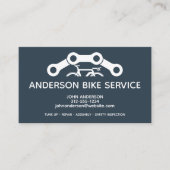 自転車修理ミニマル整備指導サービス 名刺 (正面)