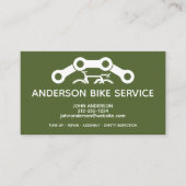自転車修理ミニマル整備指導サービス 名刺 (正面)