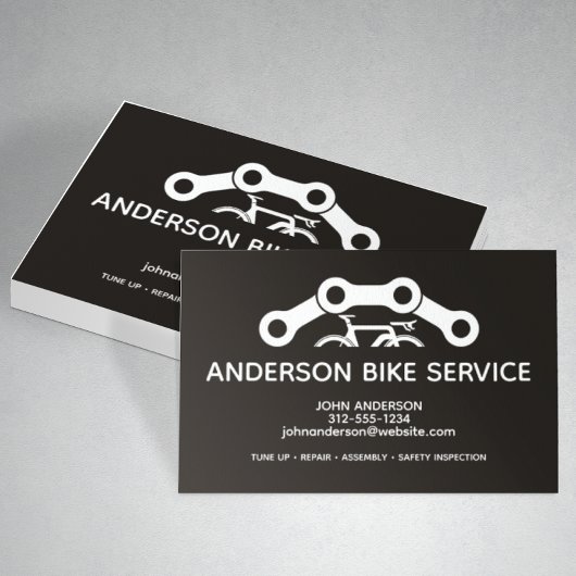 自転車修理ミニマル整備指導サービス 名刺