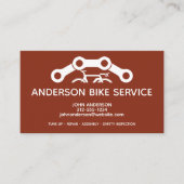 自転車修理ミニマル整備指導サービス 名刺 (正面)