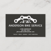 自転車修理ミニマル整備指導サービス 名刺 (正面)